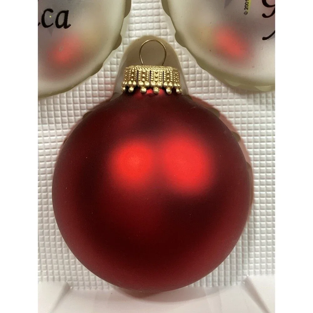 Krebs Glass Patriotic Christmas Ornament God Bless America 3